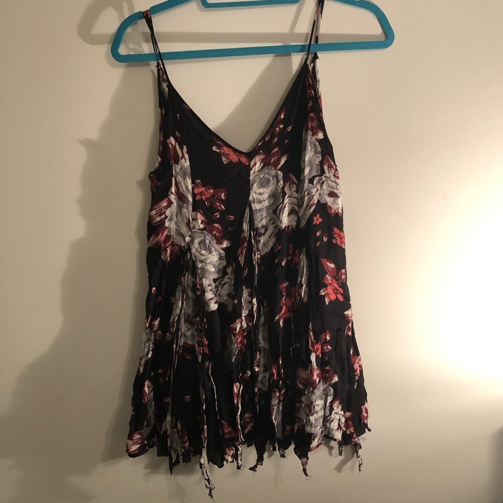 Free People floral tunic